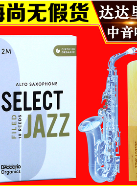 达达里奥 RICO 爵士精选 JAZZ 中音萨克斯哨片 降E调 2M H S 法美