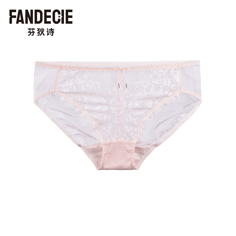 【A】芬狄诗女士内裤性感蕾丝轻柔舒适网纱低腰三角裤F23761
