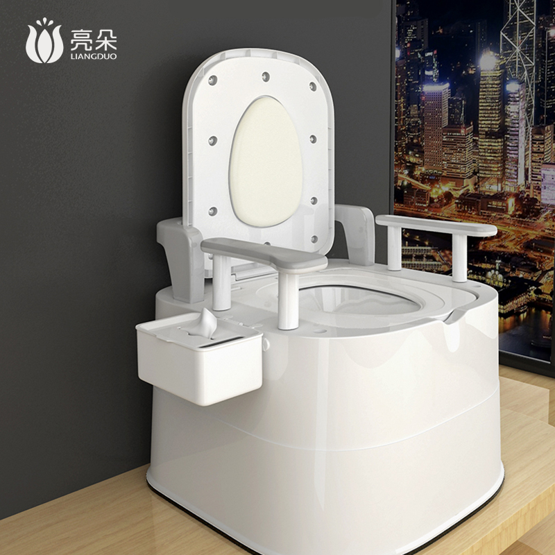 可移动孕妇成人坐便器房间防臭