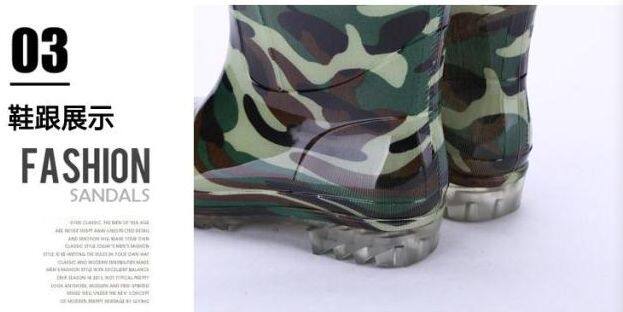 Chaussures - bottes caoutchouc homme pour été - semelle tendon - Ref 960714 Image 4