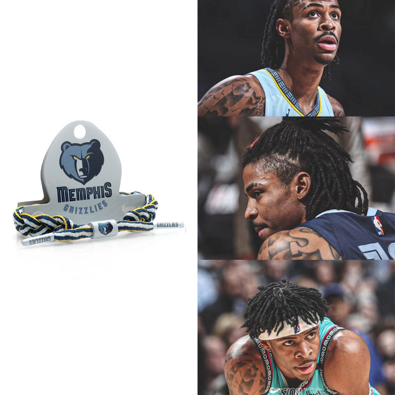 官方正品佚名先生小狮子NBA联名款灰熊莫兰特欧美潮牌手链情侣