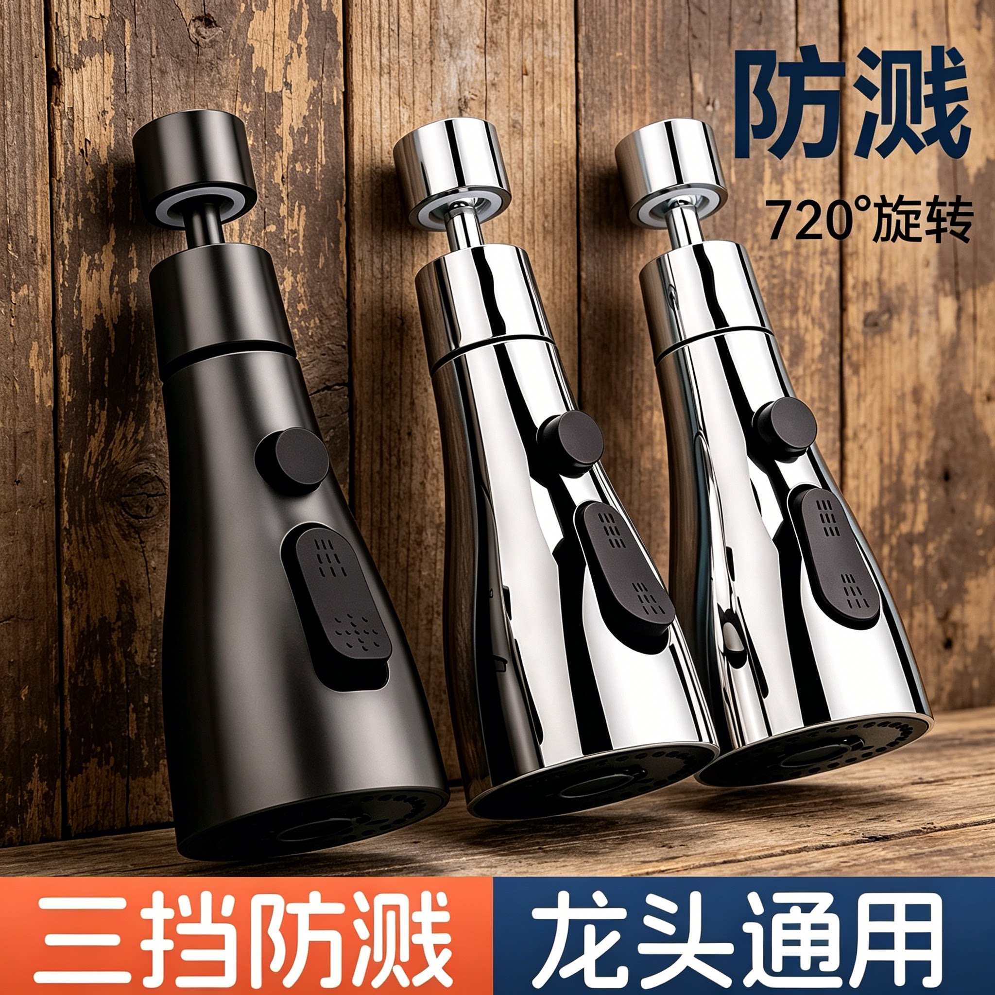 厨房水龙头延伸器防溅水神器万向水龙头起泡器/龙头延