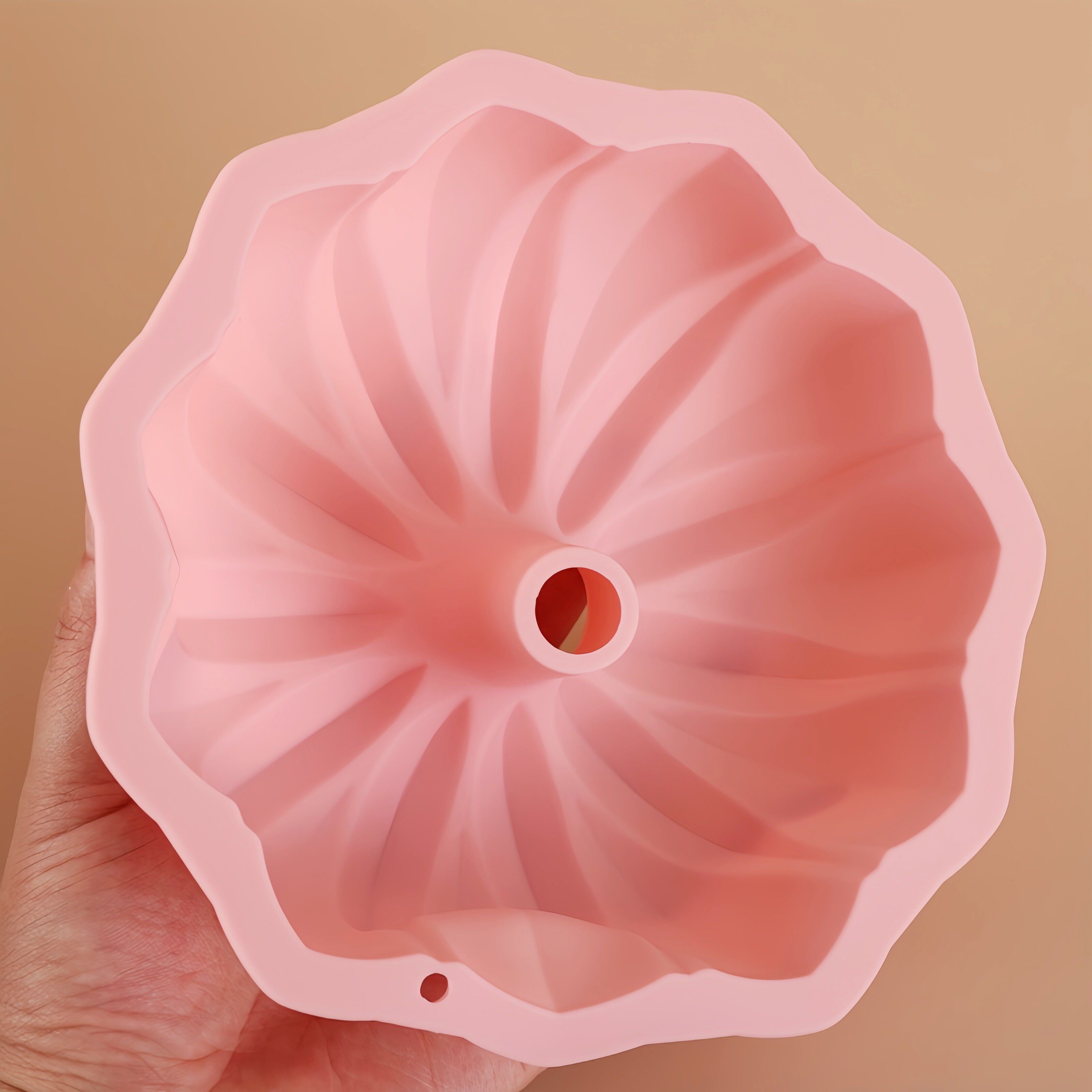 6寸可蒸烤圆形鸟巢萨瓦林烤盘戚风蛋糕模具大号花型甜品大果冻模