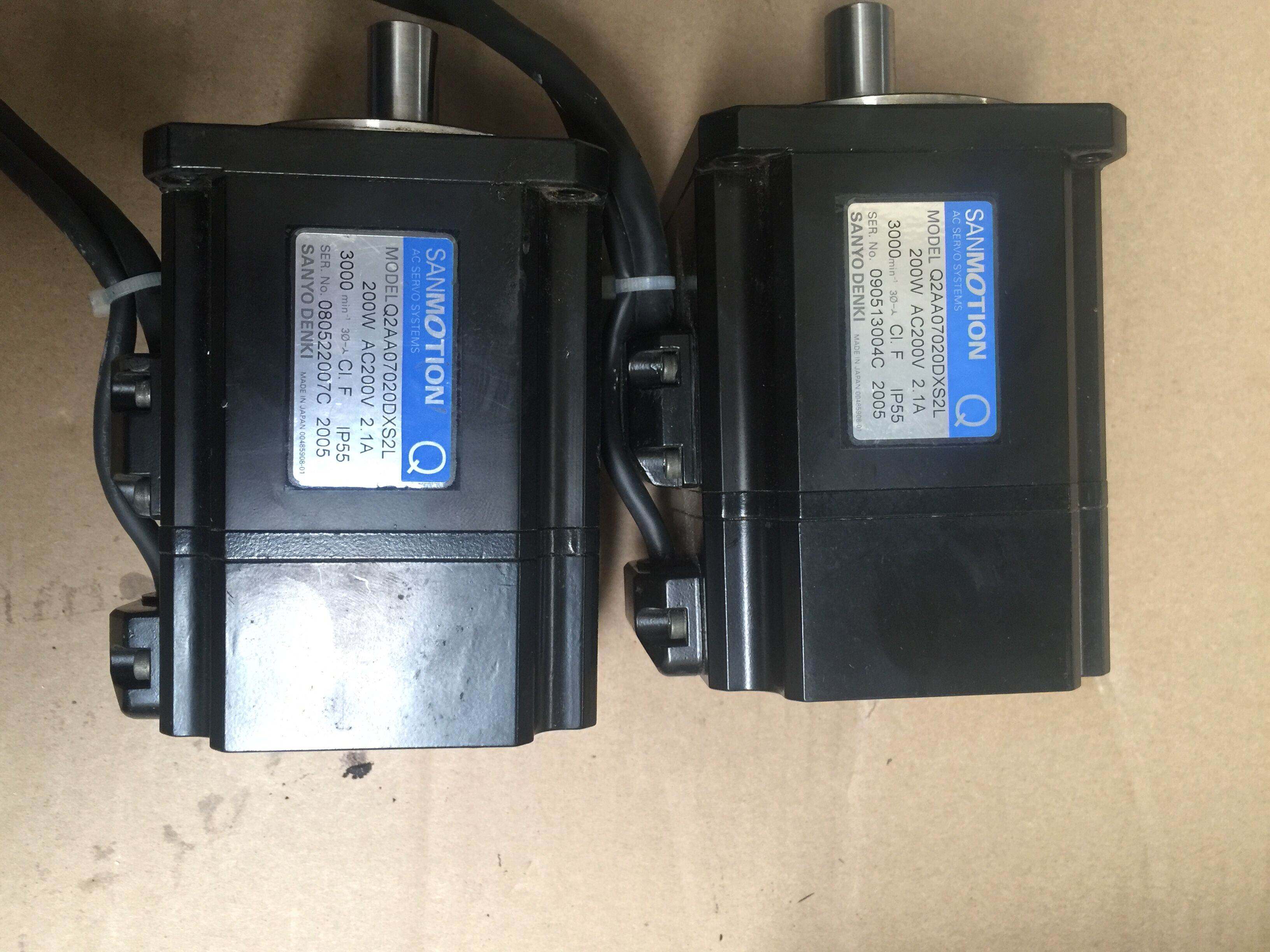 三洋sanyo伺服电机q2aa07020dxs2l.拆机好货.成色8-9成新.议价