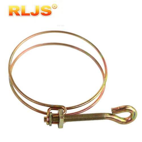 RLJS钢丝卡箍灌溉水带接头固定