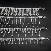 成品肚皮舞腰链流苏舞蹈水钻链配饰流苏腰带腰封婚纱礼服晚会装 饰