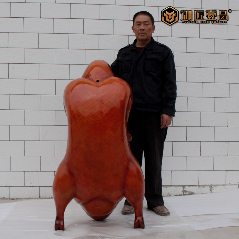御匠壹品仿真烤鸭模型雕刻