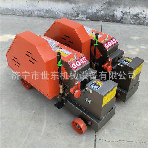 建筑螺纹钢切断机2.2kw3kw4kw电动钢筋剪切机世东圆钢裁断机厂家
