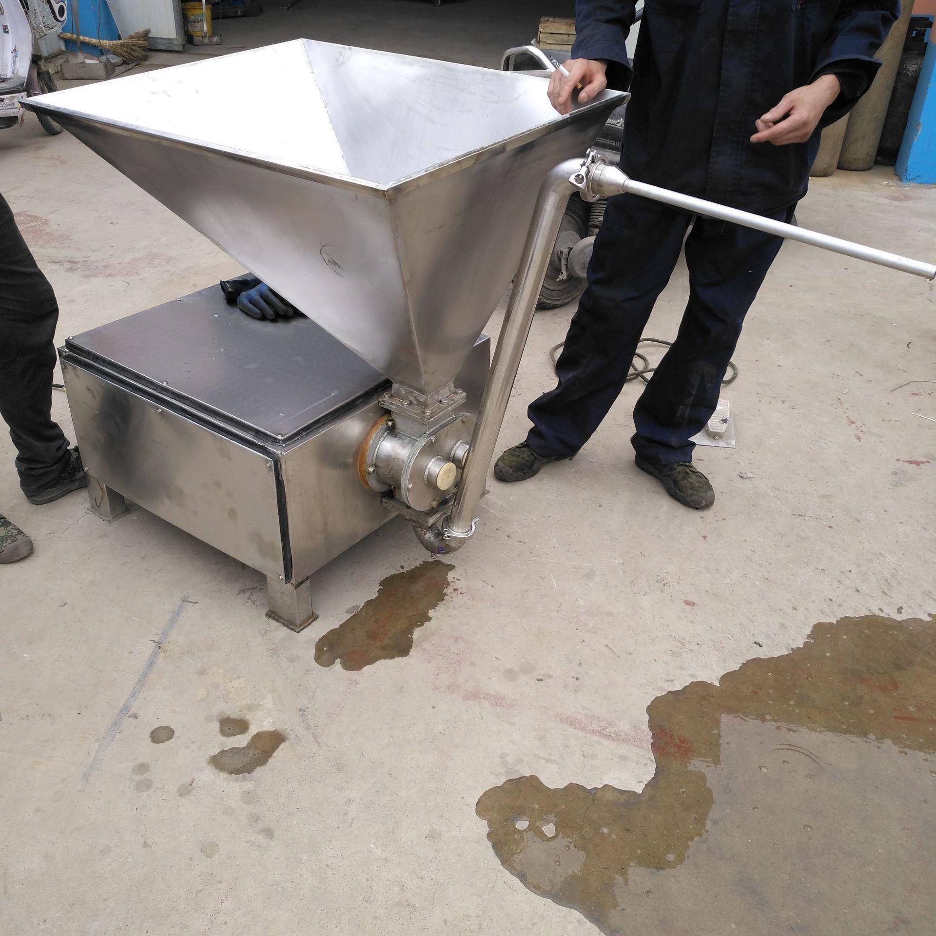 液压灌肠机 宠物肠灌装设备 烤肠加工成型机器 汇康设备行销各地