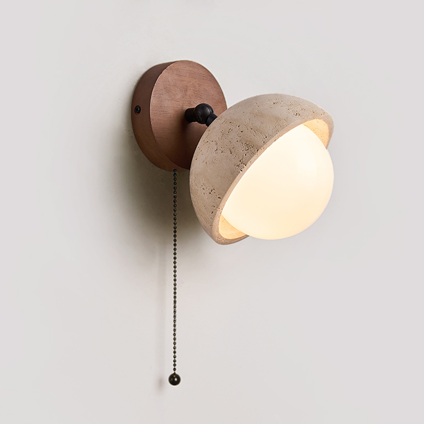 中古风丹麦花苞壁灯复古奶油卧室床头墙灯镜前灯客厅过道楼梯灯具