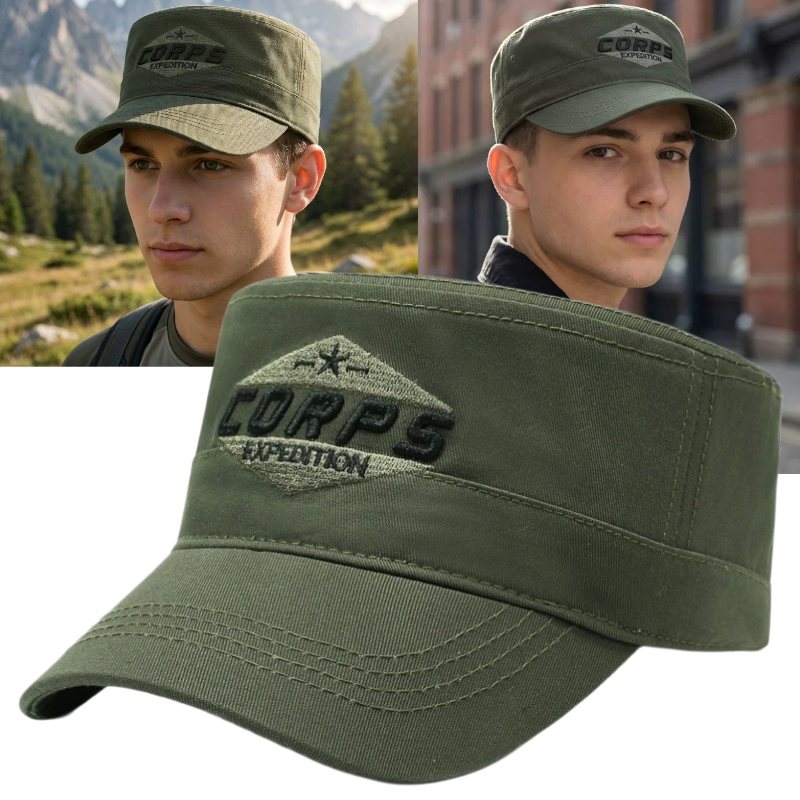 2026新款迷彩帽子男春秋平顶帽字母刺绣户外遮阳休闲运动作训帽女