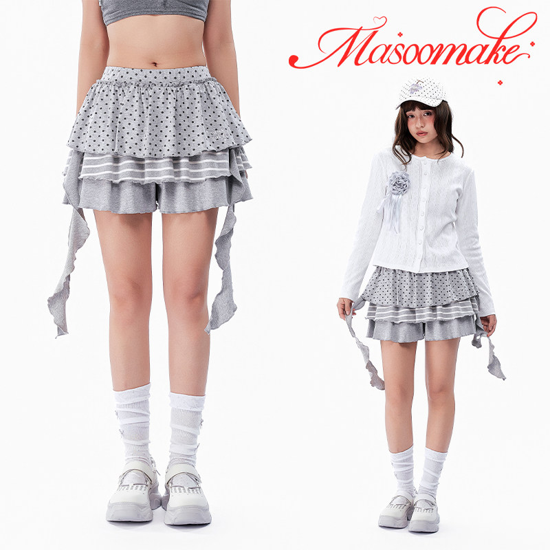 MASOOMAKE百搭显瘦A字短裙