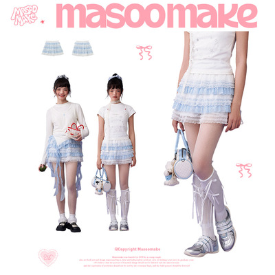 老玛儿甜美风蓬蓬蛋糕裙