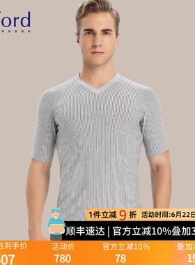 Byford/百富男士棉质短袖T恤打底衫短袖内衣男 MW7606