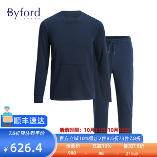 休闲家居服MH21527 长裤 MH21528 百富男秋冬混棉针织长袖 Byford