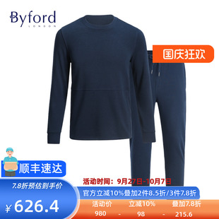 休闲家居服MH21527 长裤 MH21528 百富男秋冬混棉针织长袖 Byford