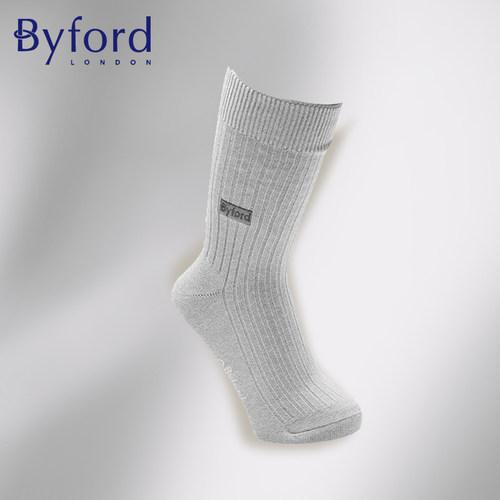 BYFORD/百富高针织棉纱中筒袜