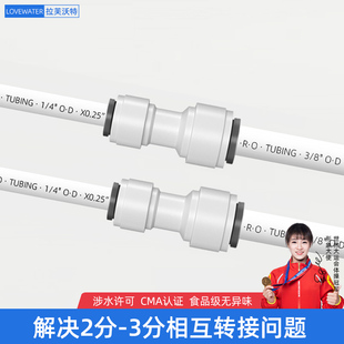 净水器配件2分管转3分PE管接头水管配件大全纯水机净水机转接头