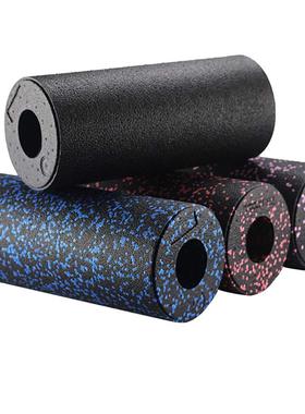 迷彩光面瑜伽轮高硬度泡沫轴私教肌肉放松epp滚轴