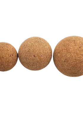 软木筋膜球花生单球足底按摩球瑜伽球不掉屑高密度筋膜球康复训练