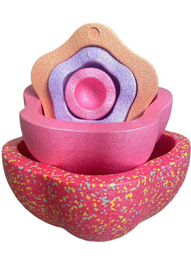 叠叠乐过河石花朵踏脚石幼儿园感统平衡训练发光过桥踩踏石