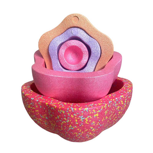 叠叠乐过河石花朵踏脚石幼儿园感统平衡训练发光过桥踩踏石