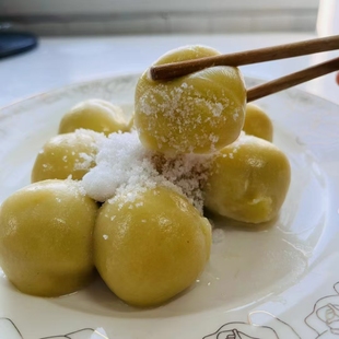 到家 包邮 东北黑龙江大黄米粘豆包糯米粘豆包500g 一袋皮薄陷大