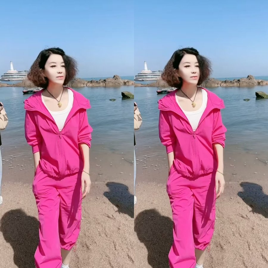 彩色休闲糖果色防晒速干套装春夏新款连帽外套长裤运动两件套时尚