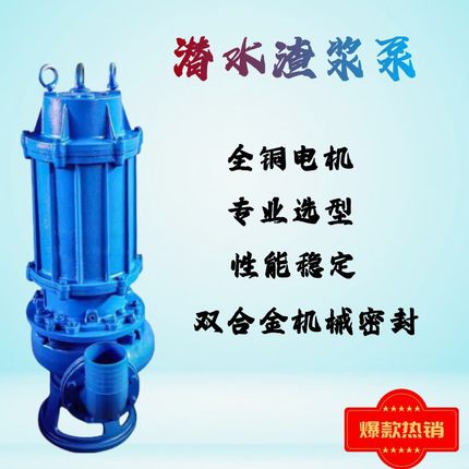 ZJQ潜水渣浆泵立式抽砂泵沉淀池抽沙泵现货供应