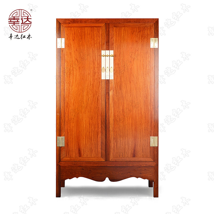 幸达红木苏作风大果紫檀衣柜家具