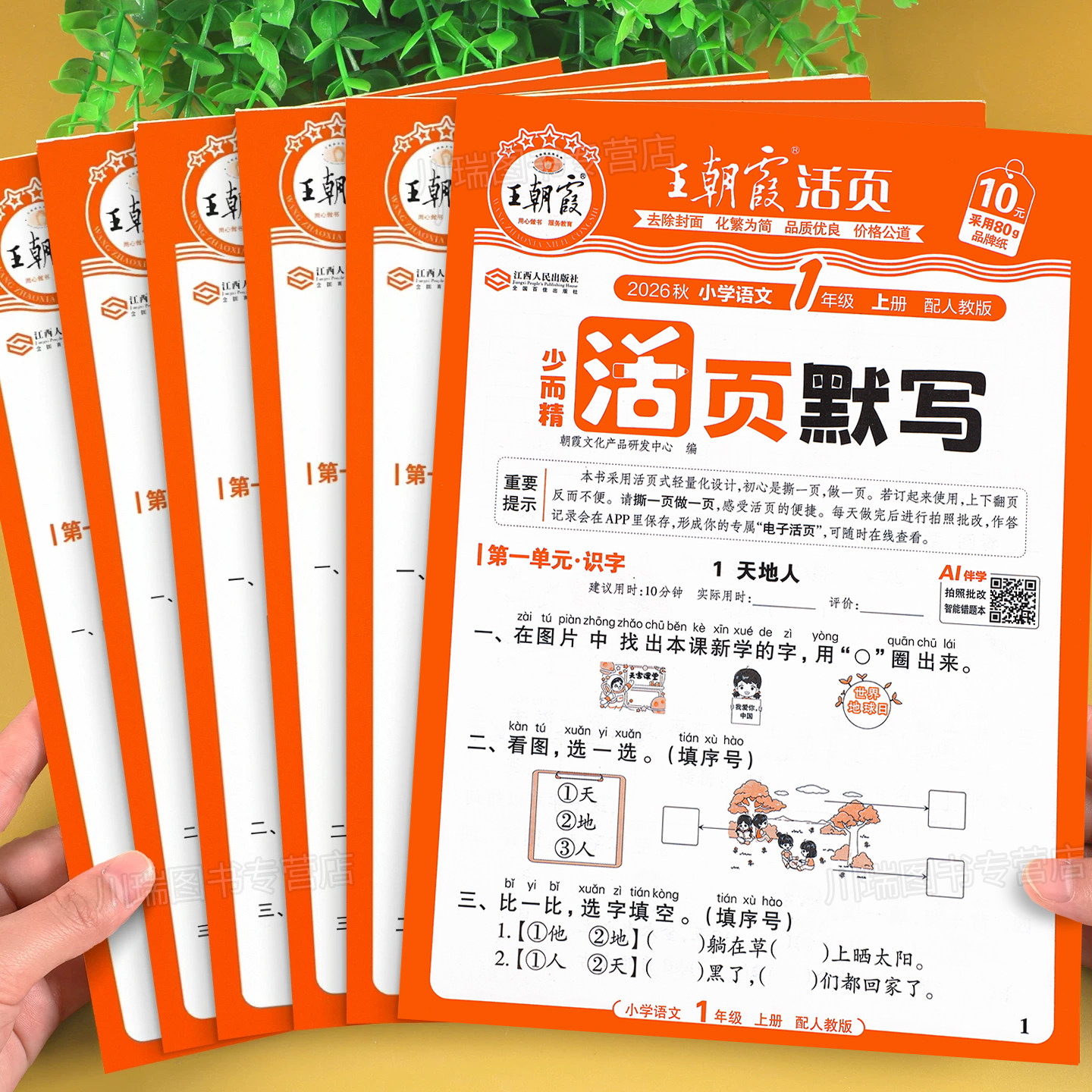 2026新版王朝霞活页默写1-6年级图片
