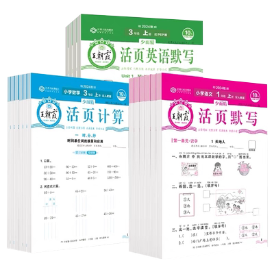 2025新王朝霞活页默写计算天天练