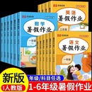 一年级二年级三年级四年级升五升六年级下册暑假衔接练习册预复习一本通教材同步训练题全套 2025新暑假作业小学语文数学英语人教版