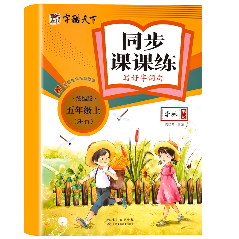 五年级上册语文同步练字帖人教版
