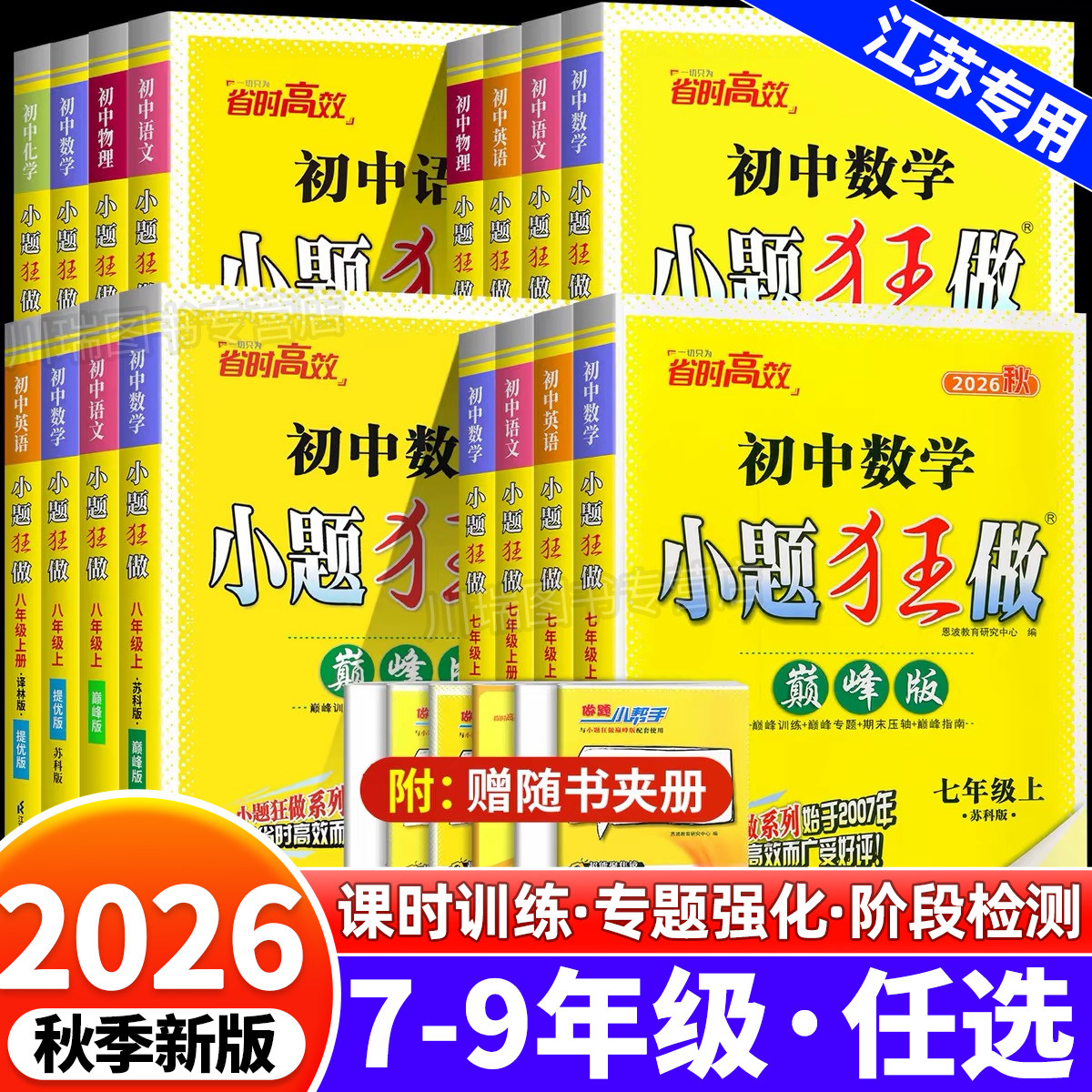 2026新版初中小题狂做七八九年级图片