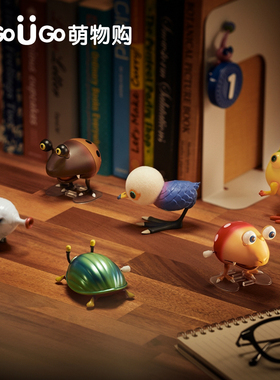 【现货】日本任天堂限定皮克敏原生生物盲盒恰比 薯薯蛙发条玩具