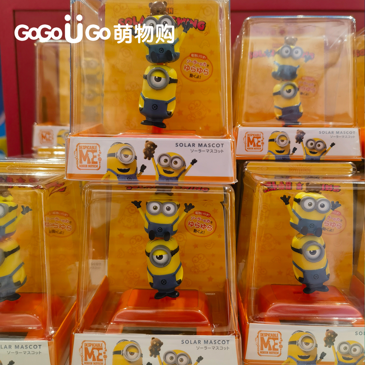 现货日本USJ小黄人摇头娃娃摆件