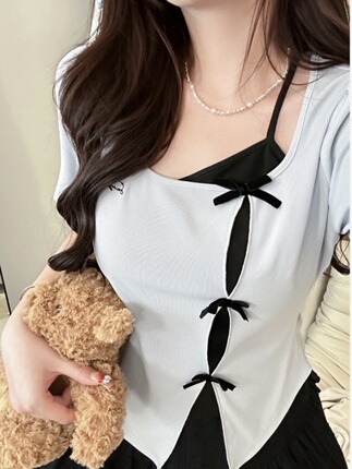 Summer small design set, T-shirt, plus size, trend of season, fitted