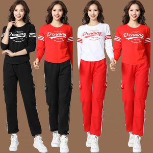 广场舞鬼步舞运动时尚健身操团队演出表演运动服学生杨丽萍舞蹈服