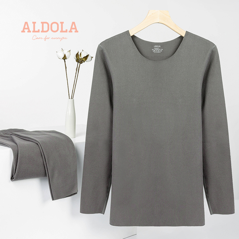 雅黛丽冬季双面磨毛保暖套装内穿