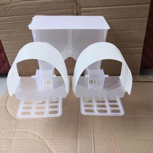 鸽子自动食槽料槽用品笼养鸽子用具食盒自动喂食器下料器鸽子粮槽