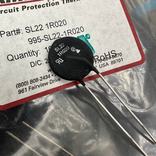SL22 1R020 1Ω 1R 20A SL22-1R020 NTC热敏电阻22MM 1欧姆SL221R