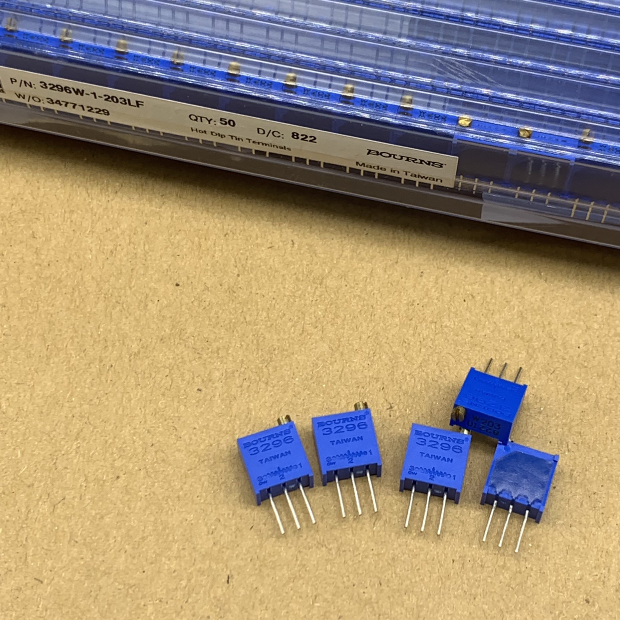 电位器20K原装进口3296W-1-203LF