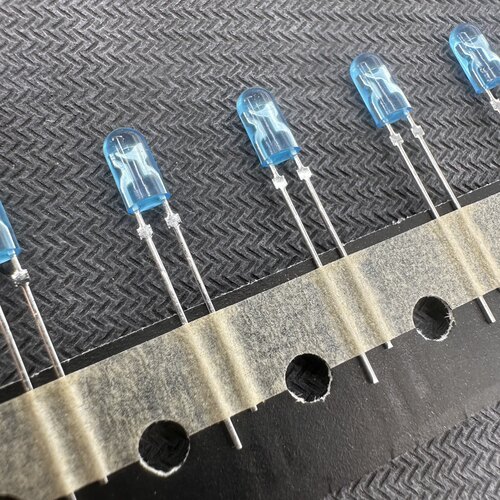 椭圆形NSPB346GST蓝色LED二极管