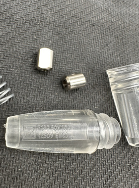 FX0180保险丝座F180 50V 10A 250V螺丝端子6.3x32mm透明壳英 B标