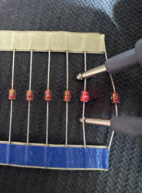 红环1.8V二极管LED发烧DIY发光1N2G红光LN2G瑟顿51C 1.6-1.7-1.8V