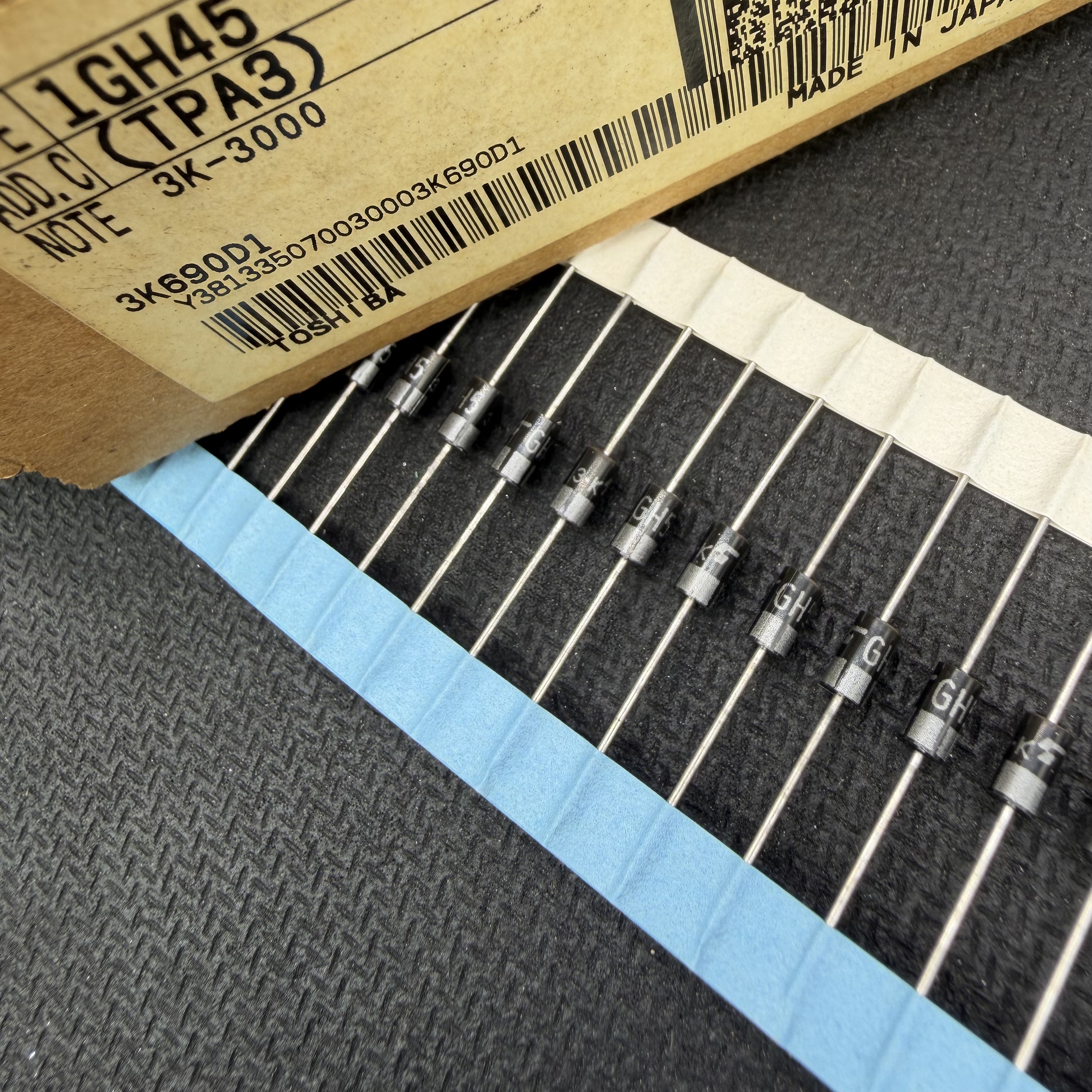 1GH45（TPA3）进口快恢复整流二极管1A400V高速200ns原装GH5东 芝