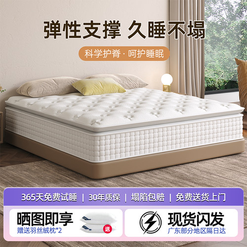 独立弹簧床垫记忆棉压缩家用软垫