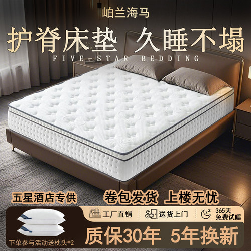 海马记忆棉压缩弹簧床垫家用护脊