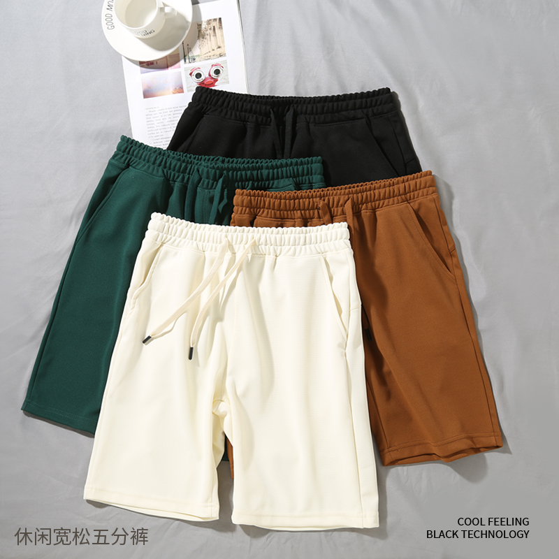 C210-K208-P17菠萝格港风纯色短裤，男装休闲裤，电商C409